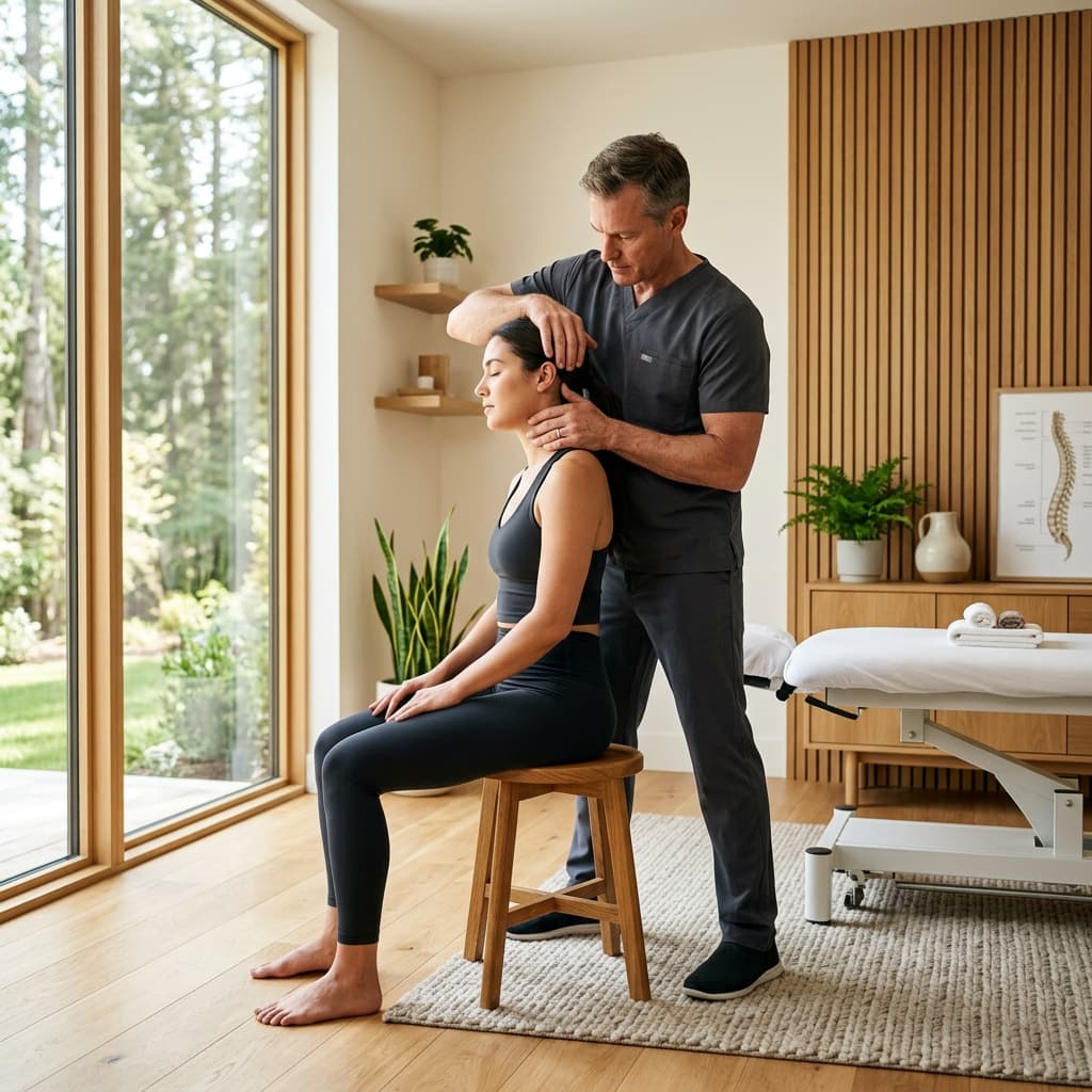 Precision chiropractic spine adjustment